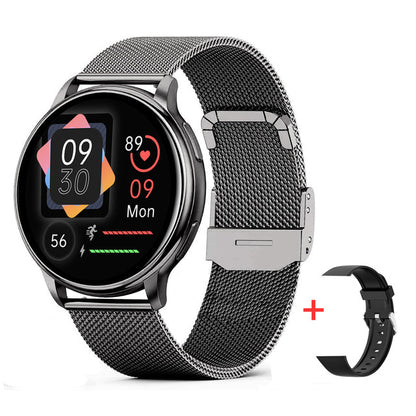 Digitaal Polshorloge met Gezondheidssensor Touchscreen Waterdicht IP68 Noodoproep 14 Dagen Batterij Smartwatch
