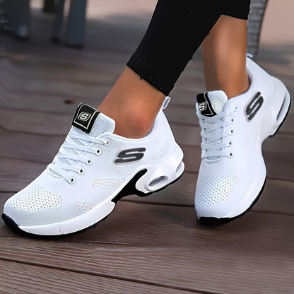 Dames Sneakers met Demping voor Hielspoor Comfortabel Loopcomfort