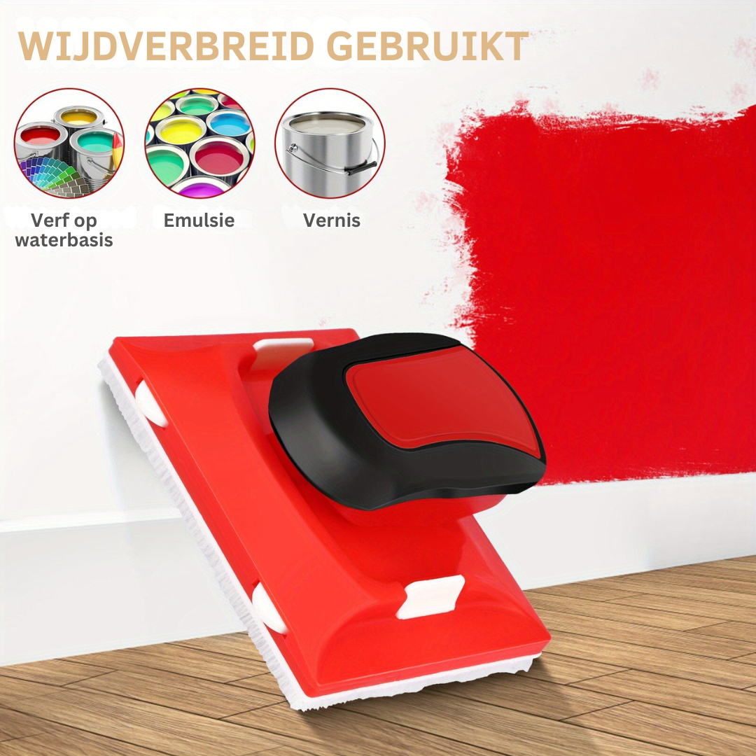 Schilderrandengids met Rolsysteem – Professionele Schildertool voor Strakke, Rechte Lijnen zonder Schilderstape | Multifunctionele Verfrandgeleider voor Plafonds, Muren, Plinten & Kozijnen