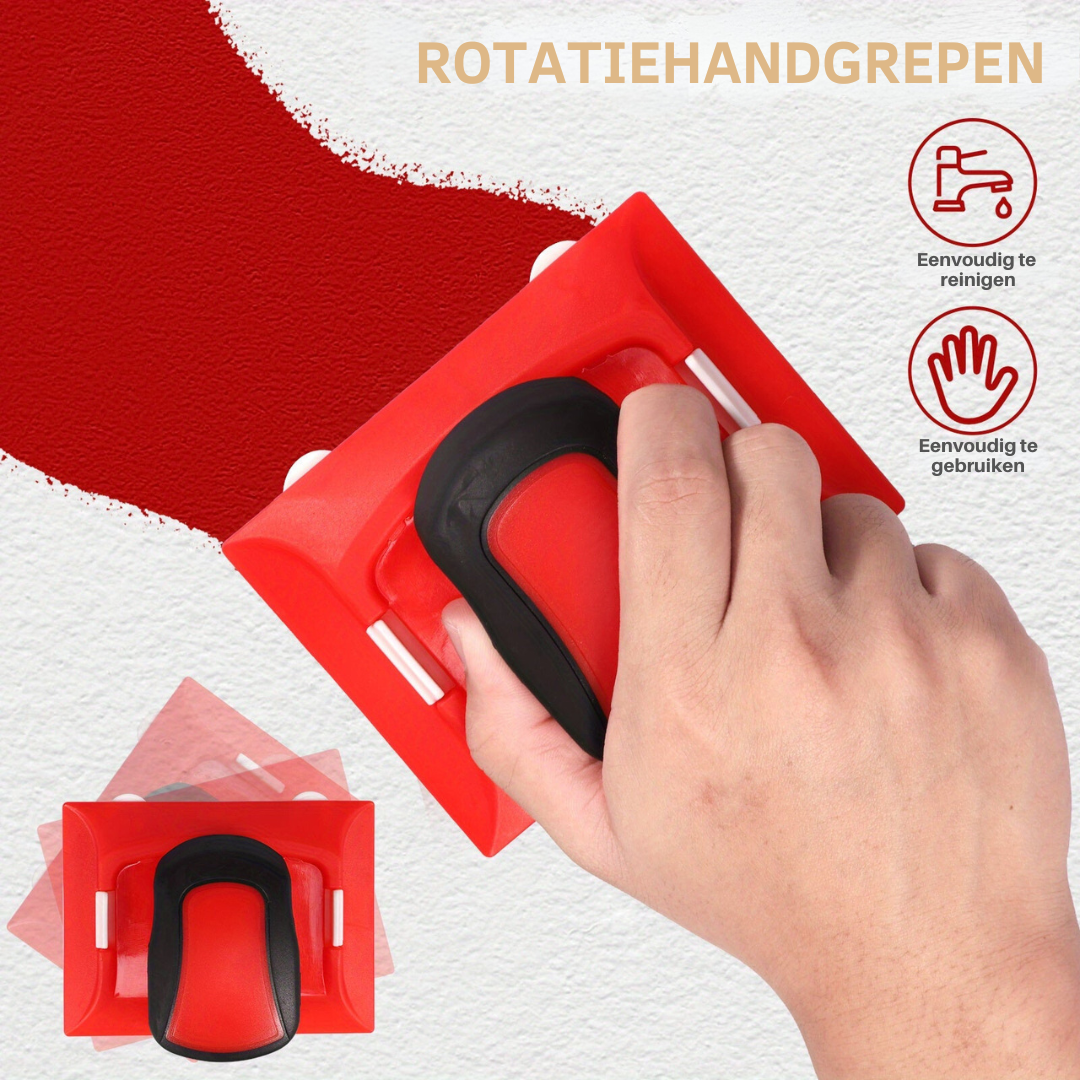 Schilderrandengids met Rolsysteem – Professionele Schildertool voor Strakke, Rechte Lijnen zonder Schilderstape | Multifunctionele Verfrandgeleider voor Plafonds, Muren, Plinten & Kozijnen