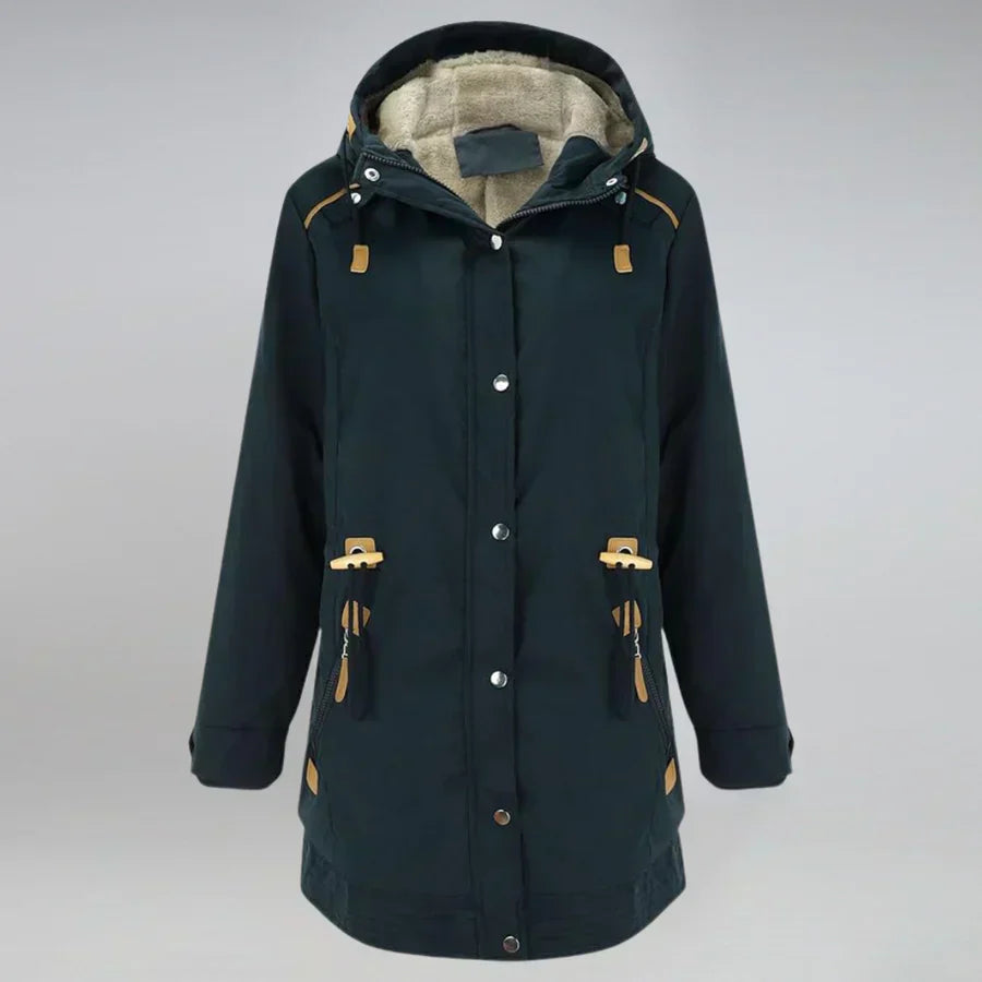 Dames Waterdichte Parka Warm Geïsoleerd