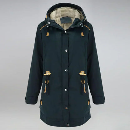 Dames Waterdichte Parka Warm Geïsoleerd