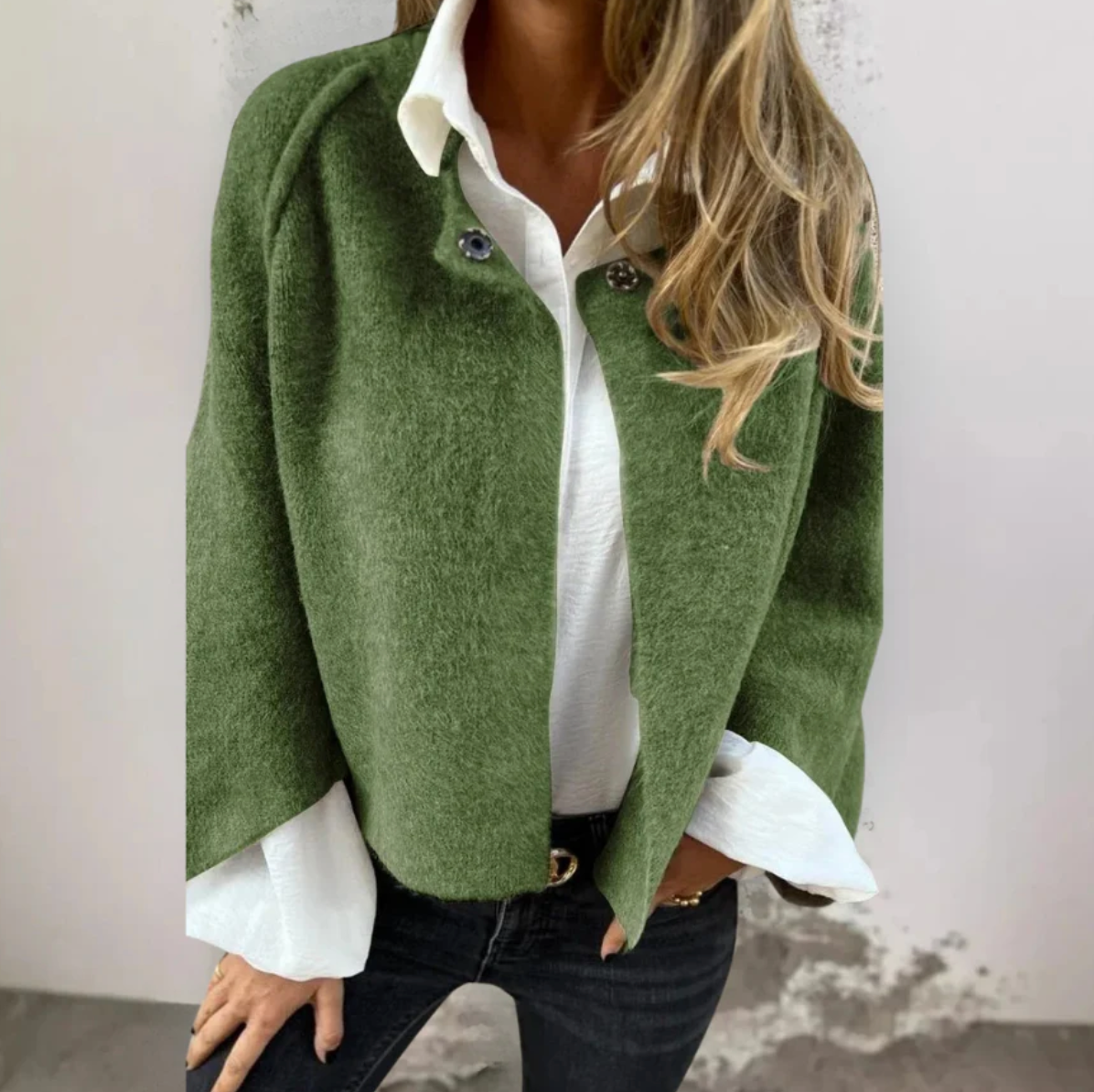 Damesjas Stijlvol met Zacht Fleece Lining