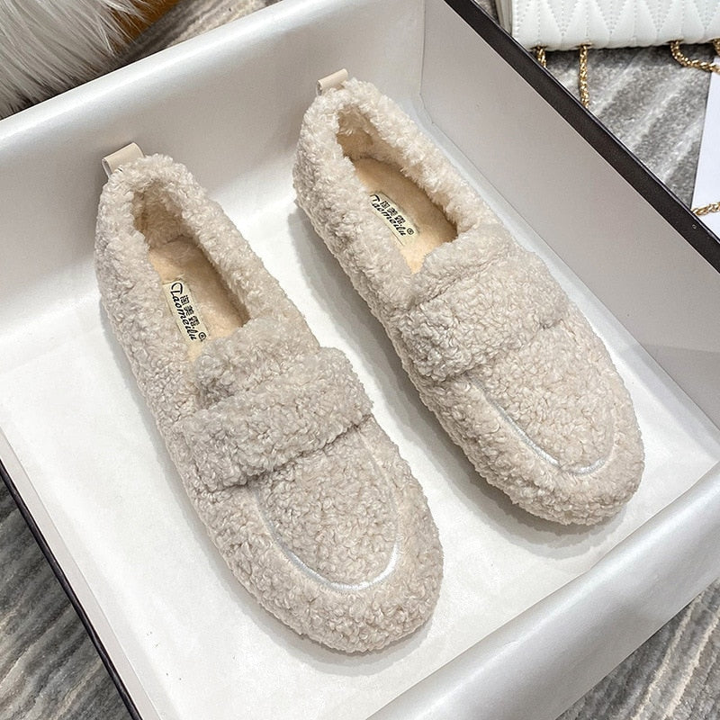 Vrouwen Pantoffels Warme Pluche Winter