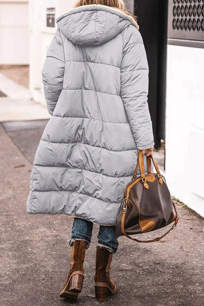 Dames Winterjas Lange Teddyjas Warm en Stylish