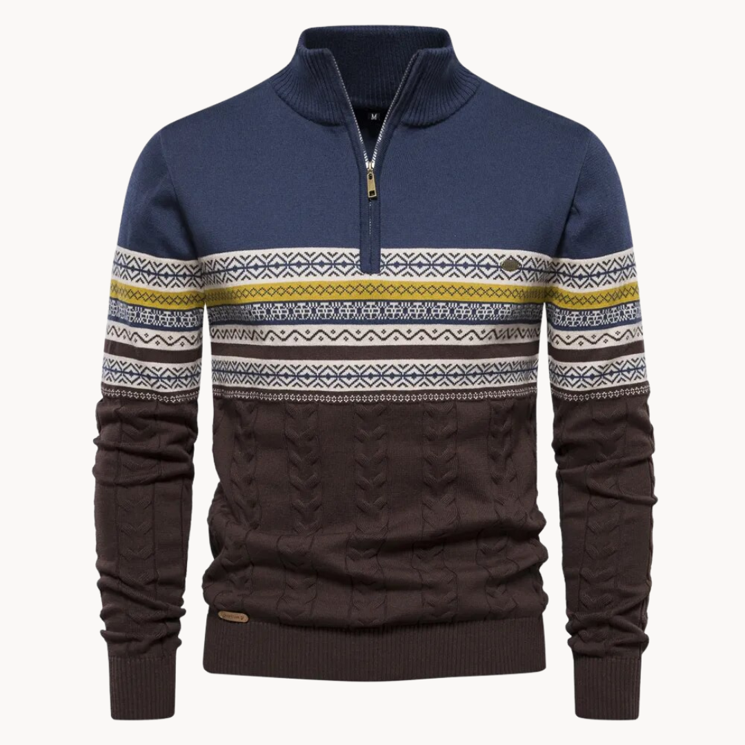 Merino Look Heren Trui Gebreid Warm en Comfortabel