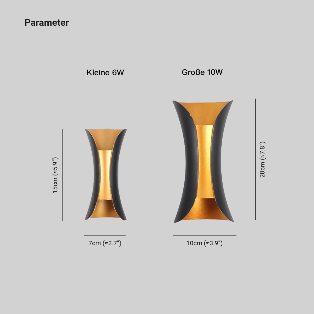 Wandlamp Buiten Metaal Zwart Wit LED Modern Design Tuin Terras Ingang Gevel Sfeervol
