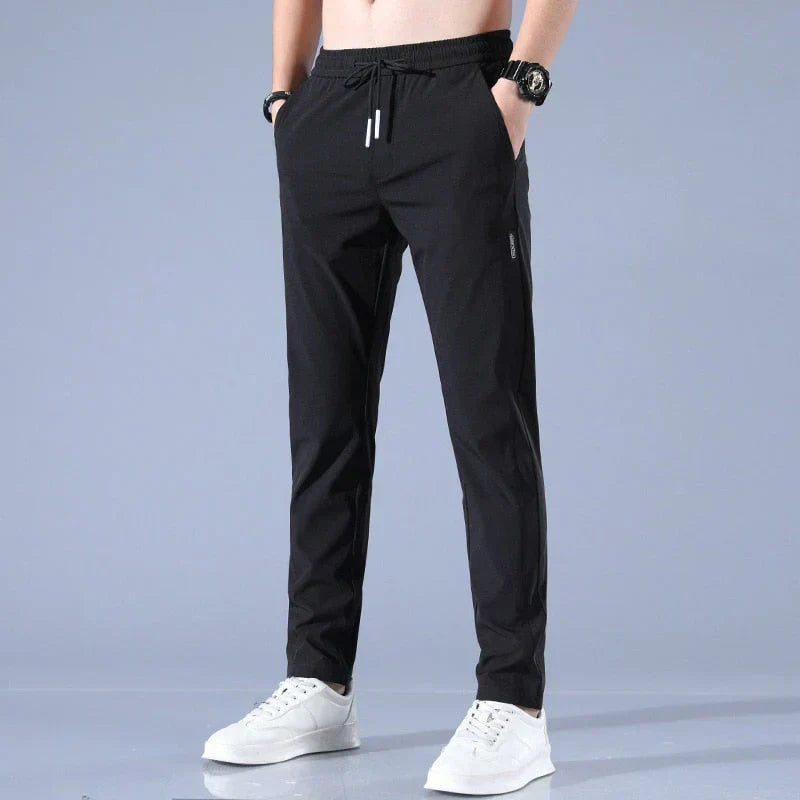 Joggingbroek Heren Zwart Sportief Comfortabele Fit