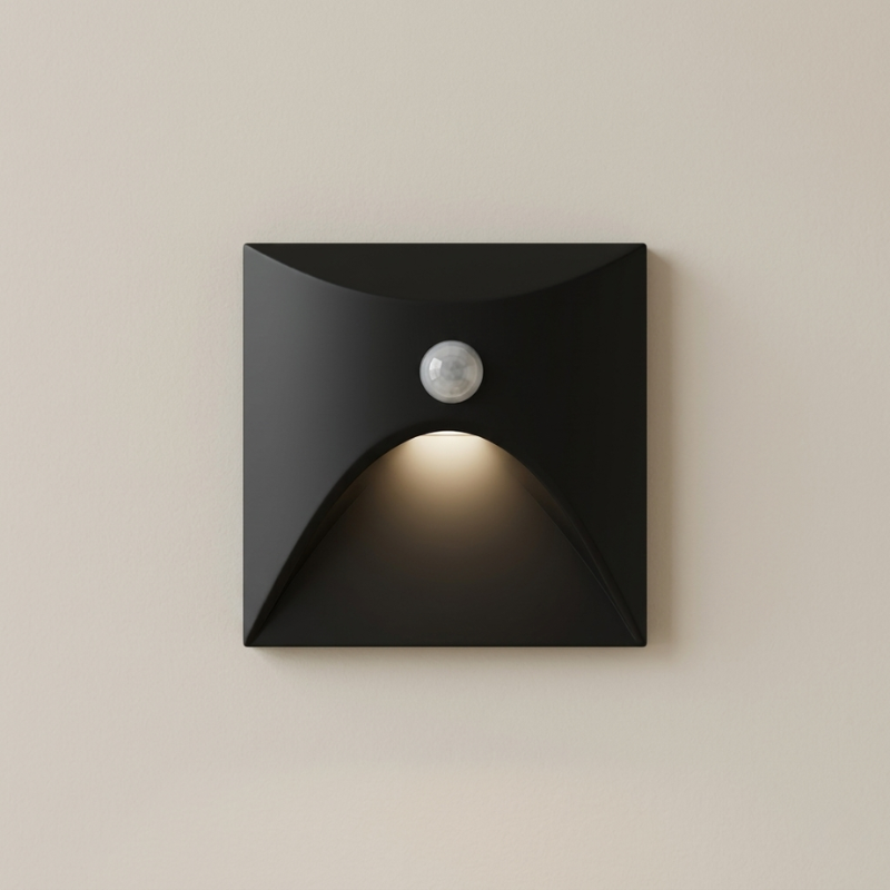 Sensor Wandlamp LED 3W Aluminium IP65 Bewegingsdetectie Buiten Binnen Verlichting