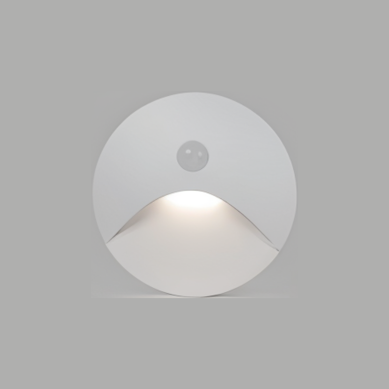 Sensor Wandlamp LED 3W Aluminium IP65 Bewegingsdetectie Buiten Binnen Verlichting