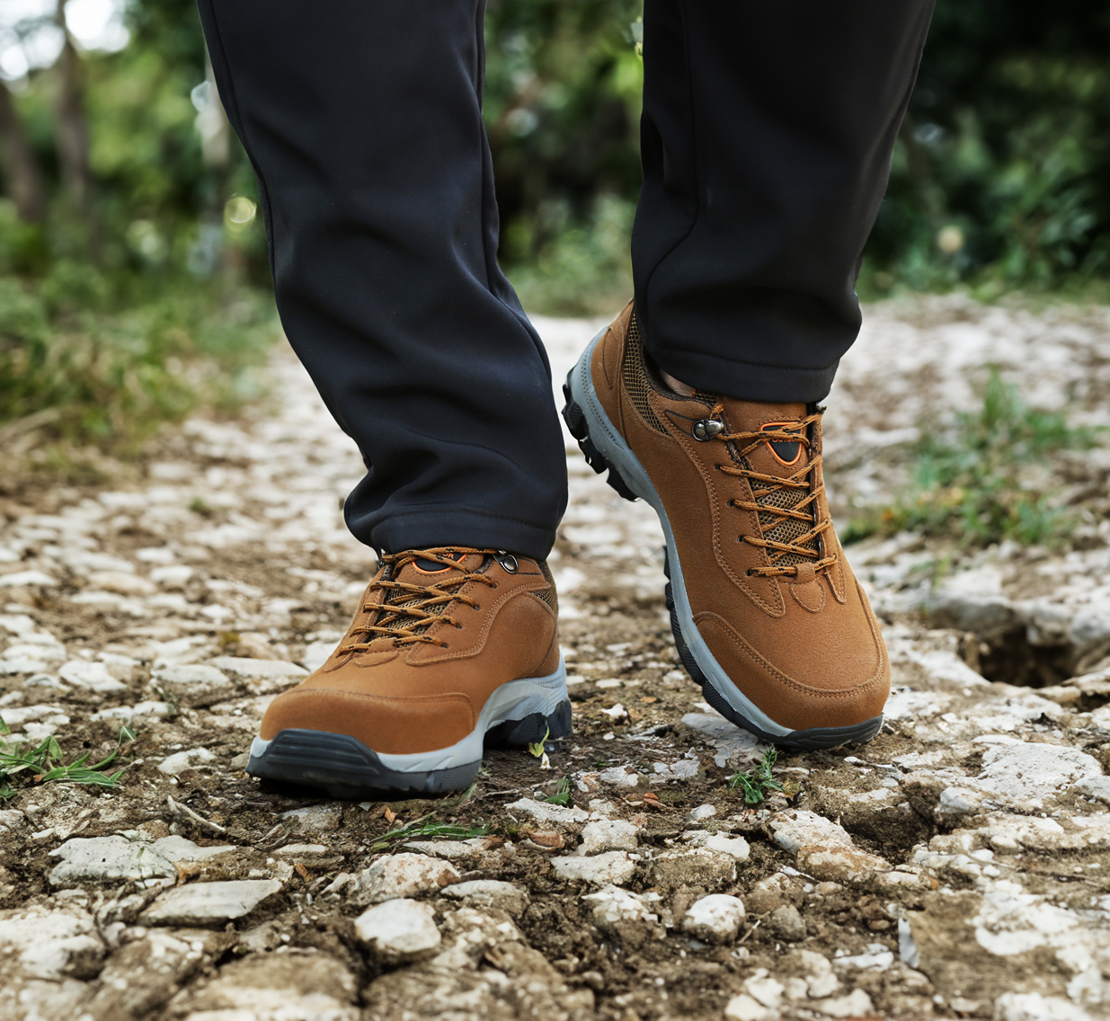 Wandelschoenen Heren Comfortabel met Ondersteuning en Antislip Zool