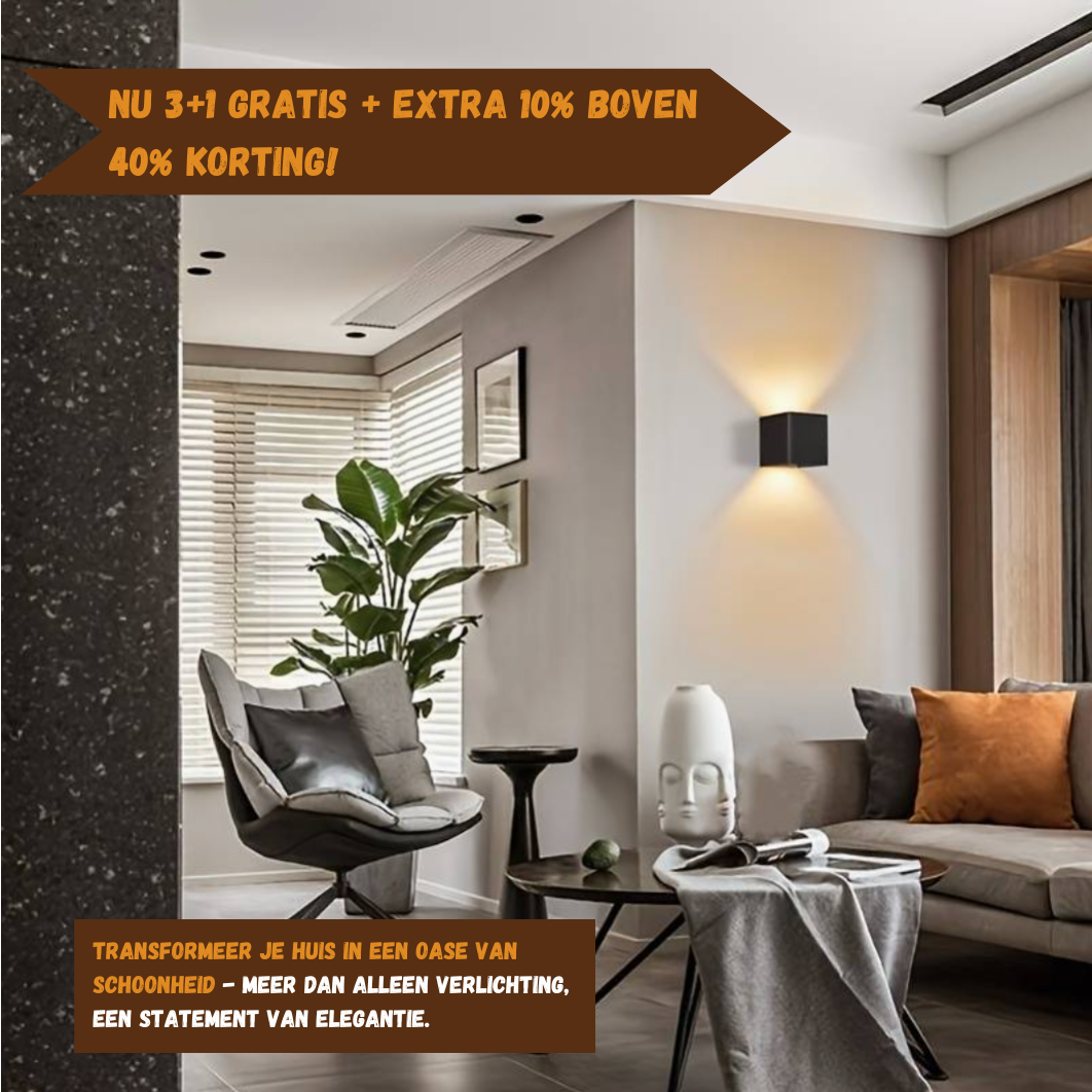 Draadloze Wandlamp met Sensor & USB Oplaadbaar – LED Sfeerverlichting voor Gang, Slaapkamer, Kast & Trap | Instelbare Lichtmodi