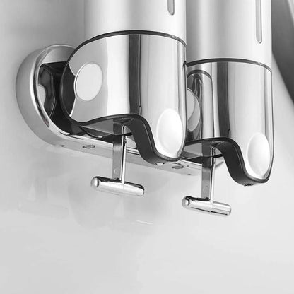 Wandmontage Zeepdispenser Roestvrijstaal Modern Design voor Badkamer en Keuken