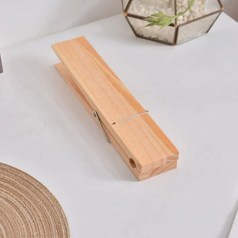 Wandhaak Knijper Hout Handdoekhouder Deur Natuurlijk Design Badkamer Kinderkamer