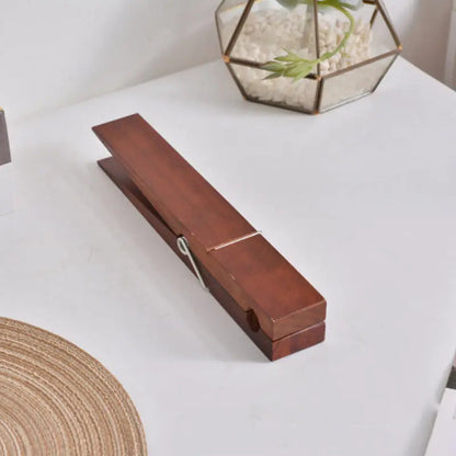 Wandhaak Knijper Hout Handdoekhouder Deur Natuurlijk Design Badkamer Kinderkamer