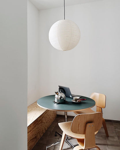 Japanse Mulberry Paper Hanglamp — Handgemaakte Washi Lampenkap Bol Sfeerverlichting