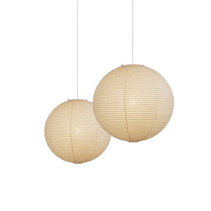 Japanse Mulberry Paper Hanglamp — Handgemaakte Washi Lampenkap Bol Sfeerverlichting