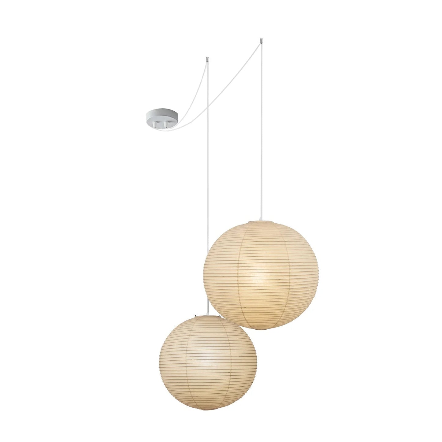 Japanse Mulberry Paper Hanglamp — Handgemaakte Washi Lampenkap Bol Sfeerverlichting