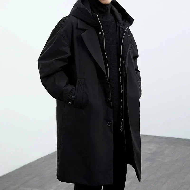 Heren Trenchcoat Waterdicht Warm en Winddicht - StudioMarella