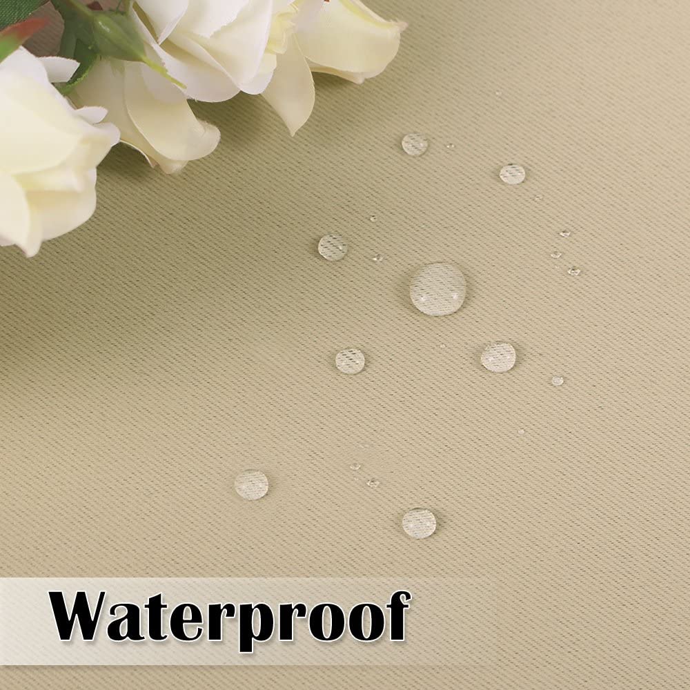 Waterdicht Outdoor Gordijn met Oogjes 1 Paneel – UV-Bescherming Terrasscherm Winddicht & Regenbestendig