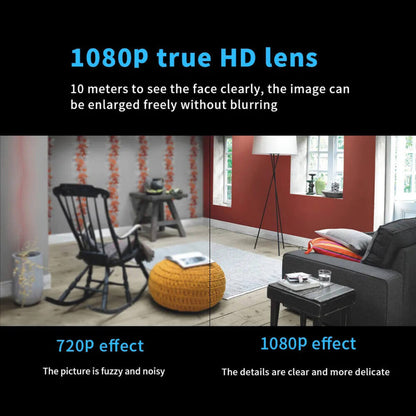 Waterdichte Mini Beveiligingscamera met Nachtzicht WiFi 1080P HD 160° Brede Hoek