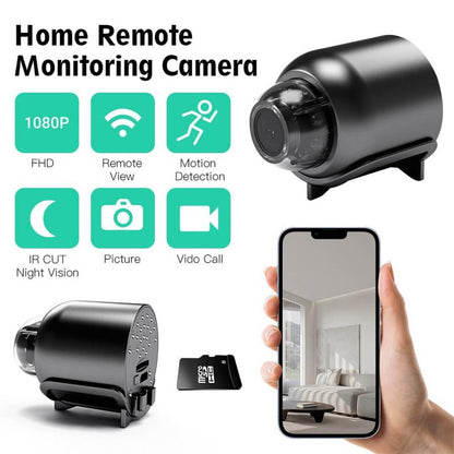 Waterdichte Mini Beveiligingscamera met Nachtzicht WiFi 1080P HD 160° Brede Hoek