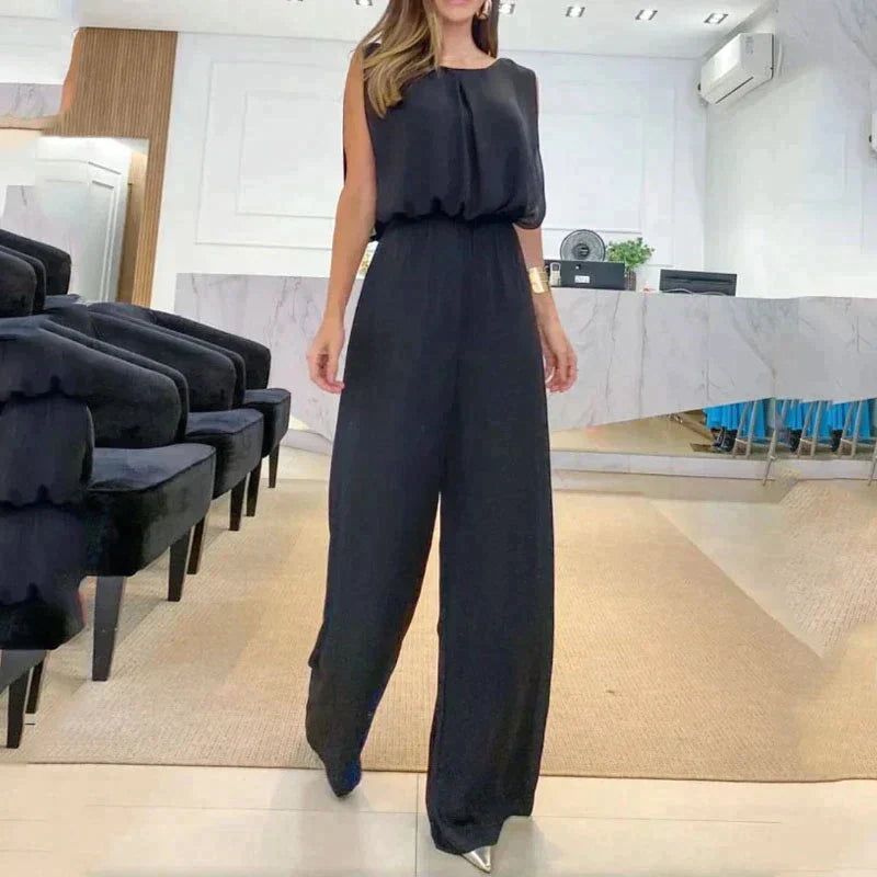 Zwarte Avondjumpsuit Elegante Kleding voor Vrouw - StudioMarella