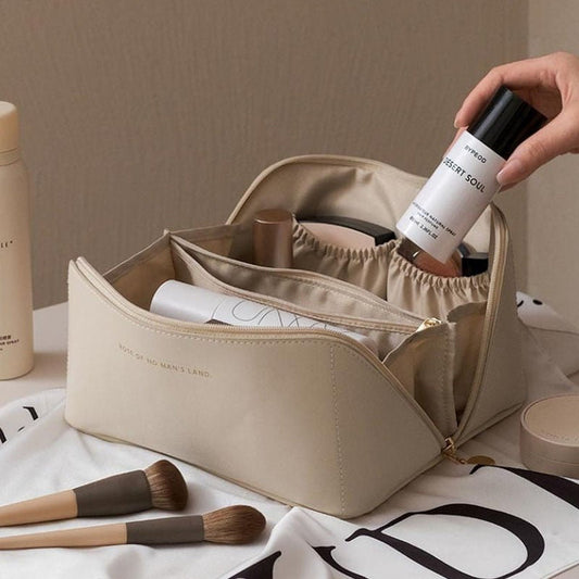 Dames Make-up Tas Elegant van PU Leer en Polyester - StudioMarella
