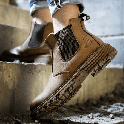 Werkschoenen Heren | Veiligheidsschoenen | Instapmodel met gripzool & stabiele bescherming