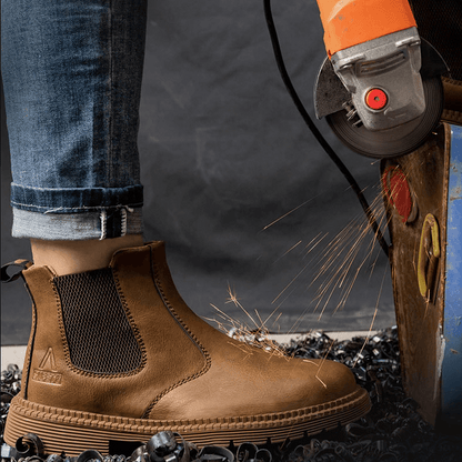 Werkschoenen Heren | Veiligheidsschoenen | Instapmodel met gripzool & stabiele bescherming
