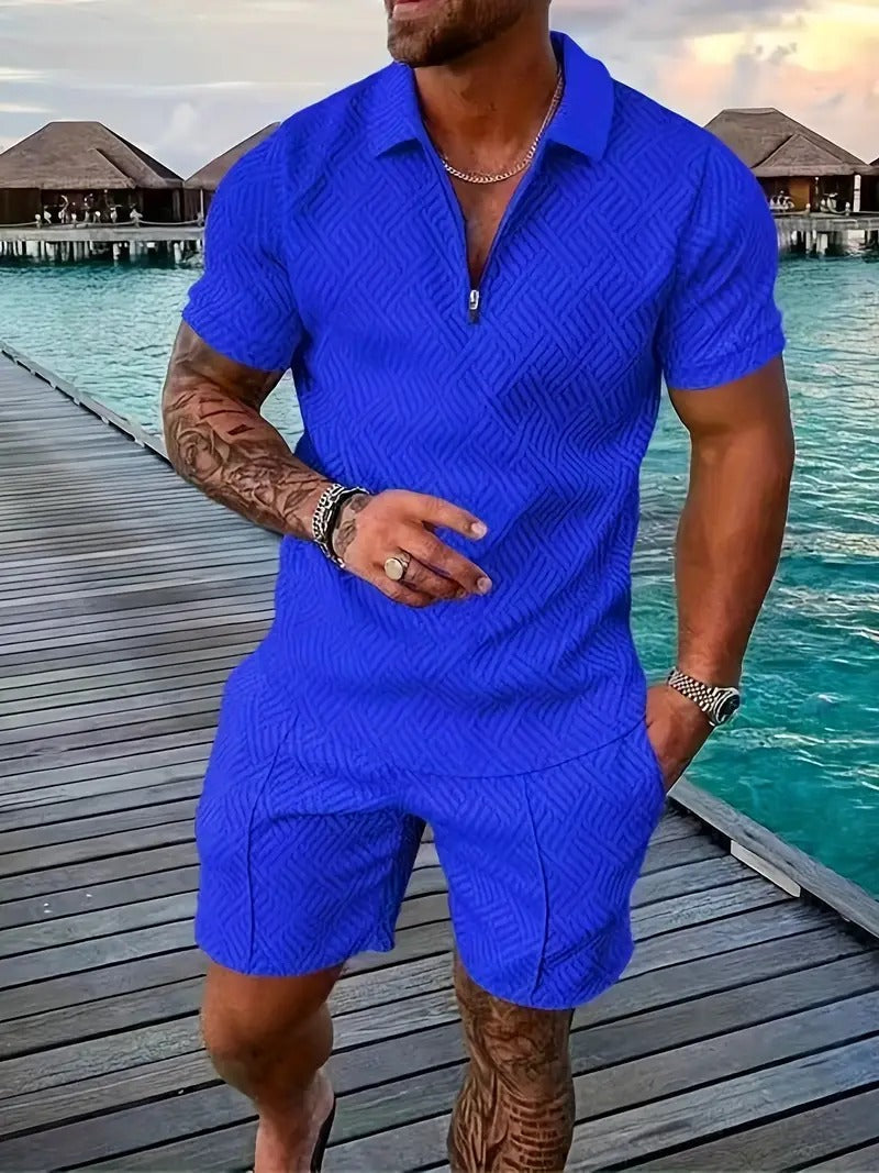 Heren Zomer Outfit Korte Broek Casual Set - StudioMarella