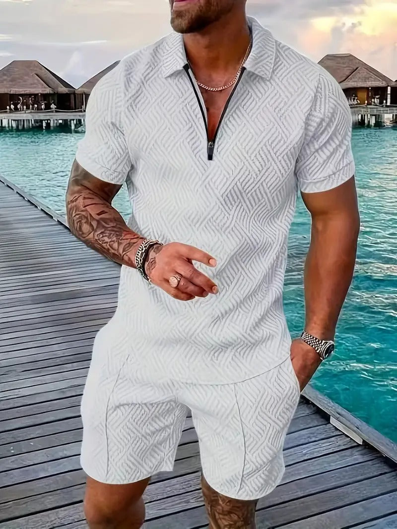 Heren Zomer Outfit Korte Broek Casual Set