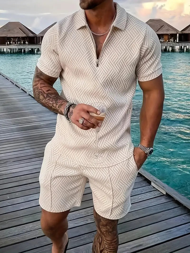 Heren Zomer Outfit Korte Broek Casual Set