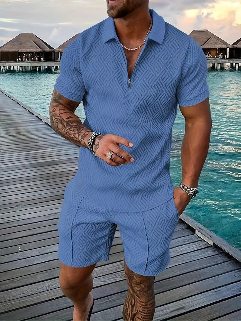 Heren Zomer Outfit Korte Broek Casual Set