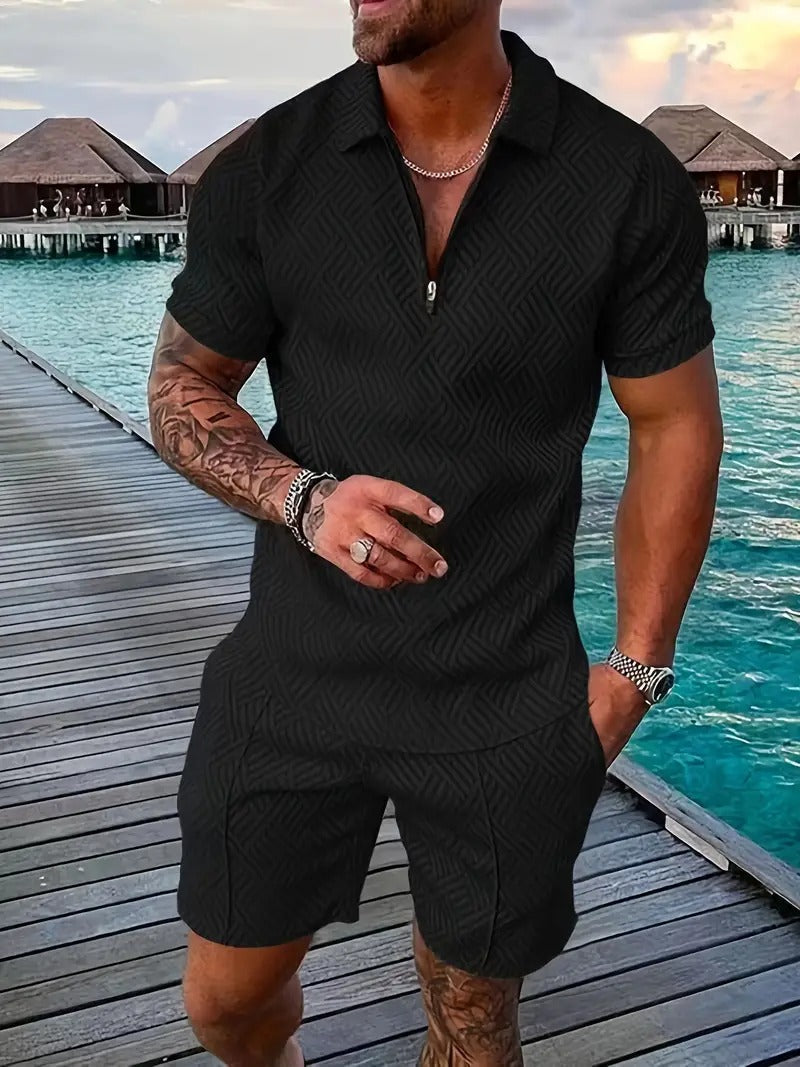 Heren Zomer Outfit Korte Broek Casual Set