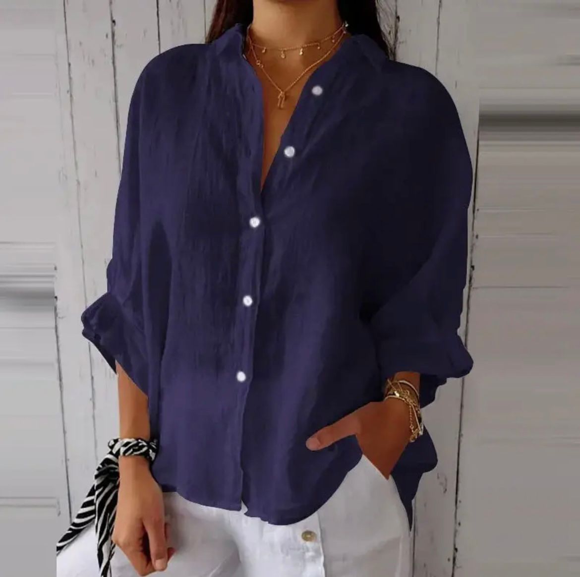 Vrouwelijke Blouse voor Werk en Feest Elegante Stijl