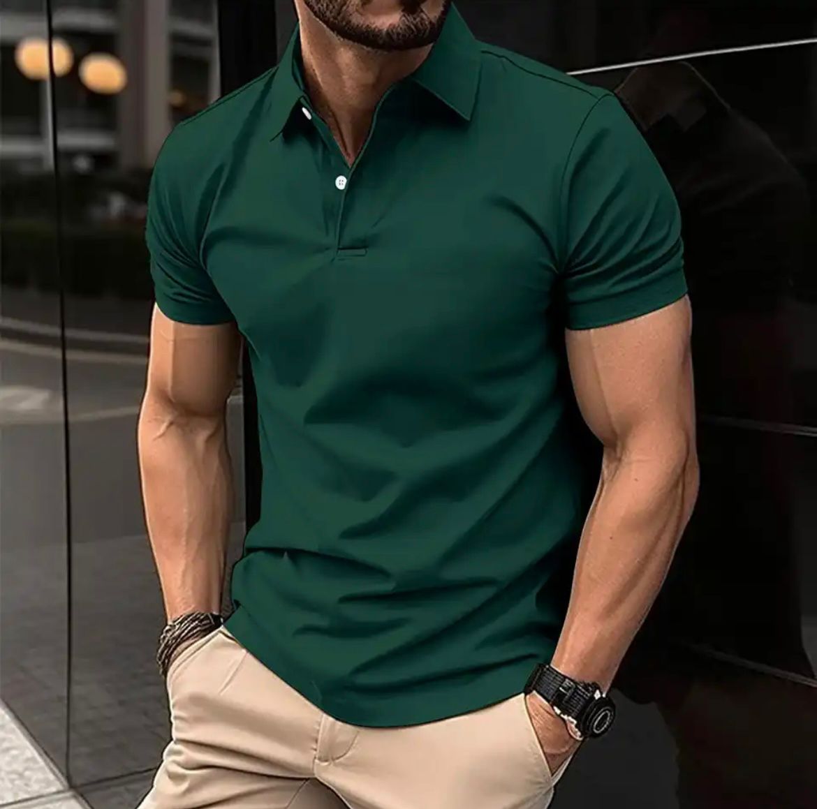 Heren Poloshirt Klassiek van Mike™
