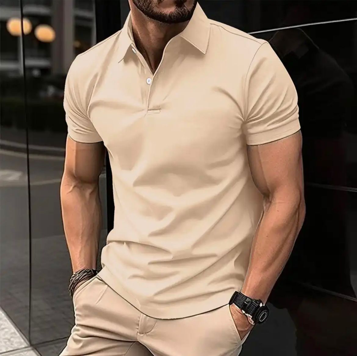 Heren Poloshirt Klassiek van Mike™