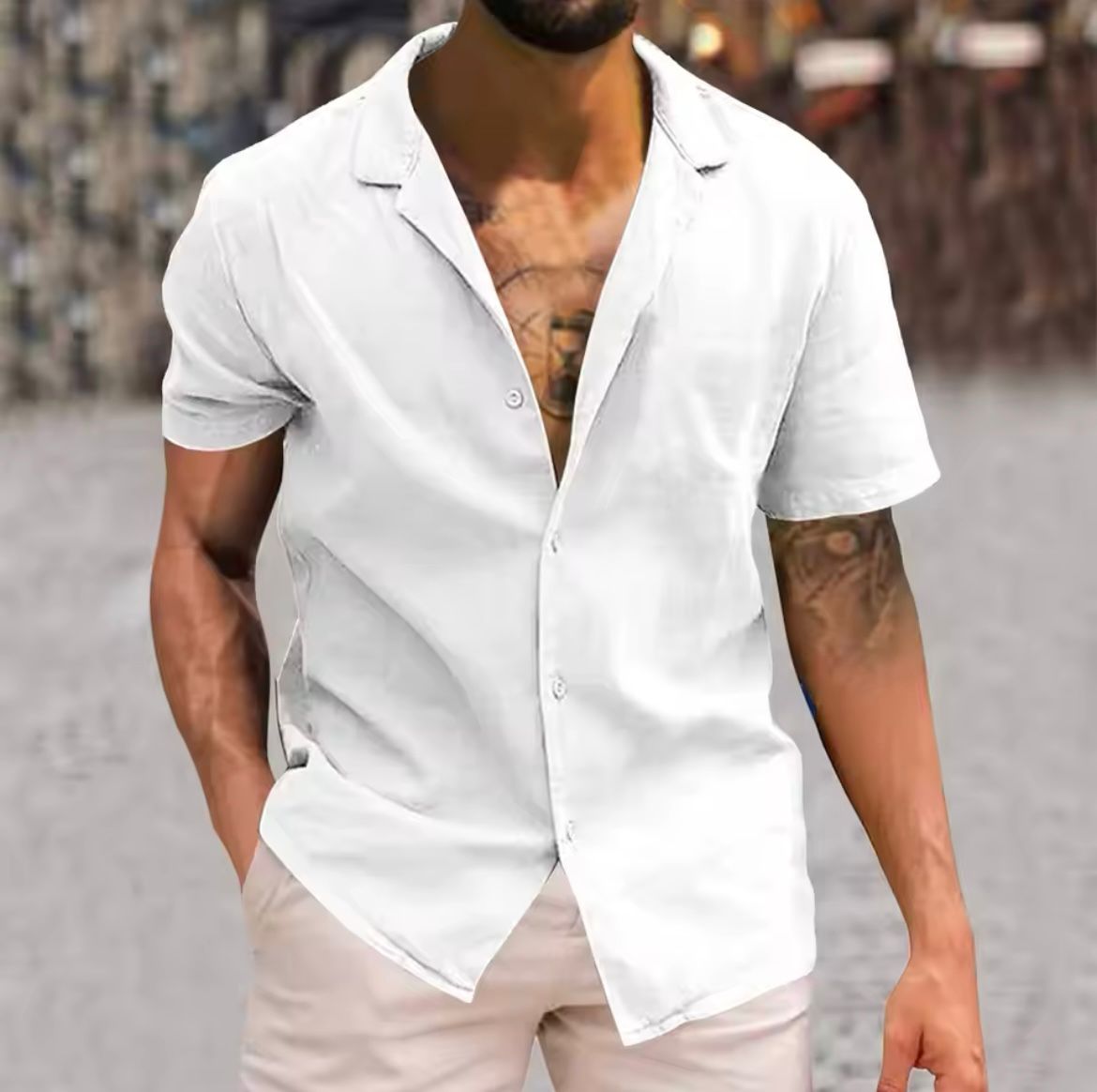 Vrouwelijke Zomerblouse Luchtige Katoen Bloemendruk