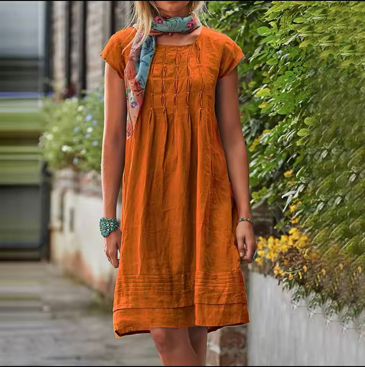 Vrouwelijke Zomerjurk Luchtig en Comfortabel