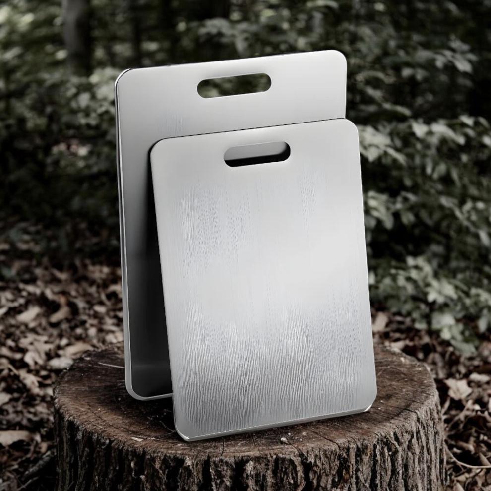 Metalen Snijplank Antibacterieel – Krasvast en Hygiënisch – 20x29 t/m 30x46 cm