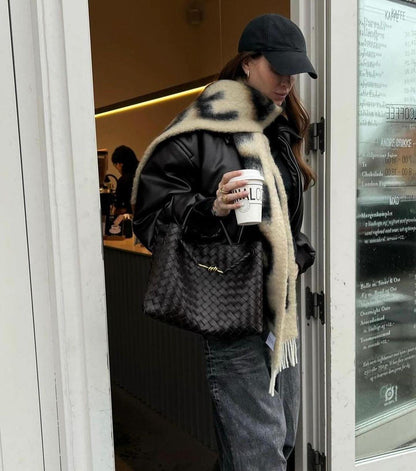 Vegan Leren Shopper Duurzaam en Stijlvol