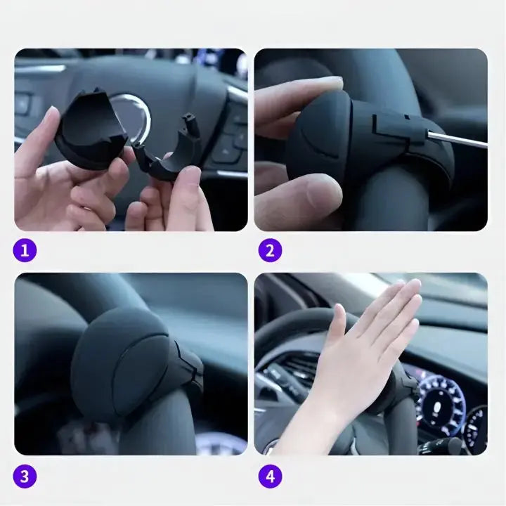 Stuurknop voor Auto - Draaigreep met Comfortabele Grip voor Eenhandig Sturen en Eenvoudig Parkeren