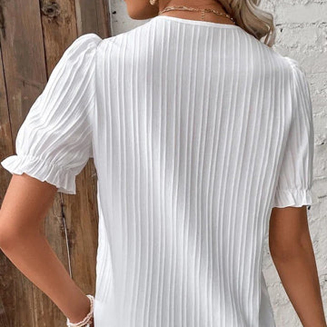 Dames Blouse Korte Mouwen Zomer Jurkje Stijl