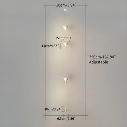 Vloer Tot Plafond Lamp LED 3,5 Meter Verstelbaar Woonkamer Slaapkamer Minimalistische Staande Designlamp Accentverlichting Thuiskantoor