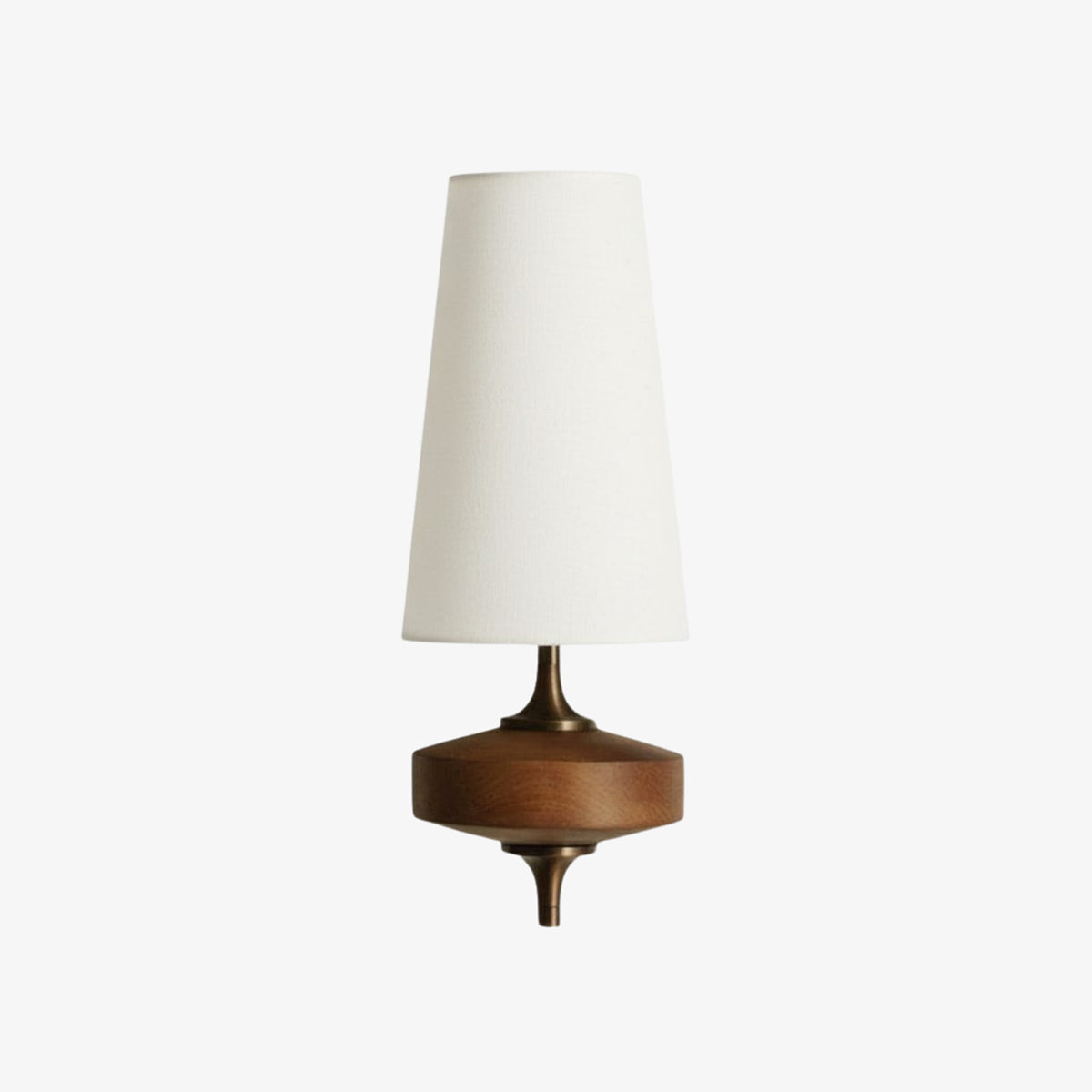 Retro Wandlamp met Stoffen Kap – Vintage Verlichting voor Slaapkamer