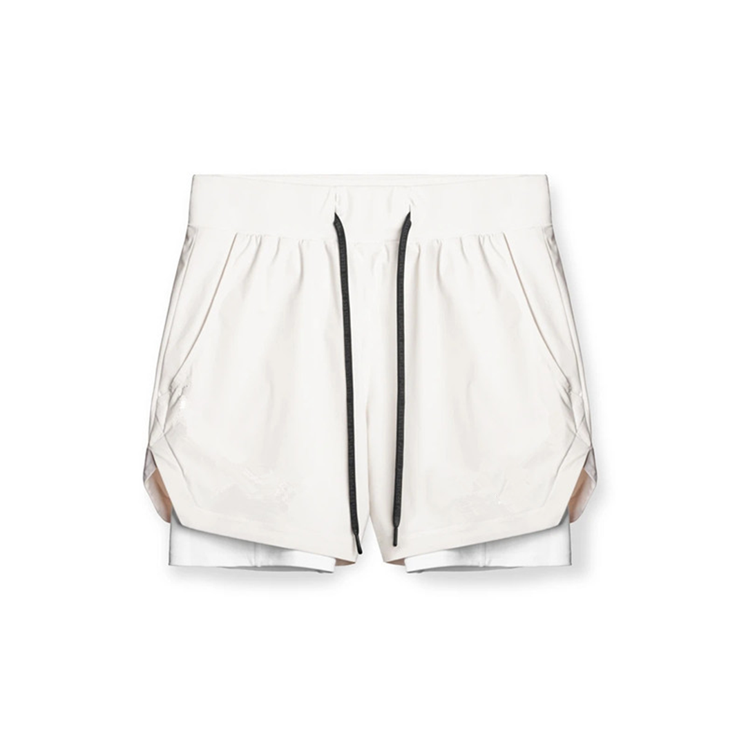 Heren Sportshort 2-in-1 Waterdichte Trainingsbroek