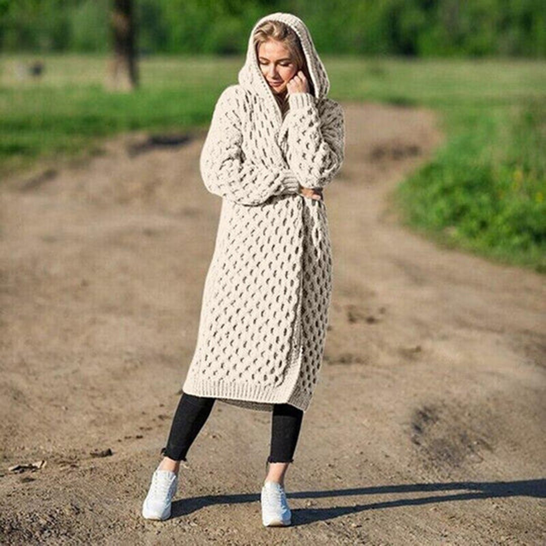 Vrouwen Trui Lange Vestjas Warm en Stijlvol