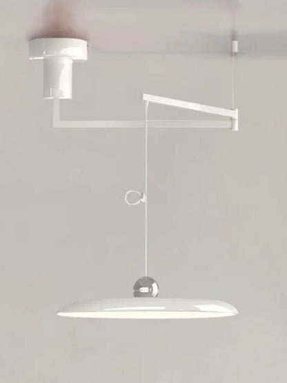 Verstelbare Hanglamp met Zwenkarm – Minimalistische Industriële Verlichting Metaal