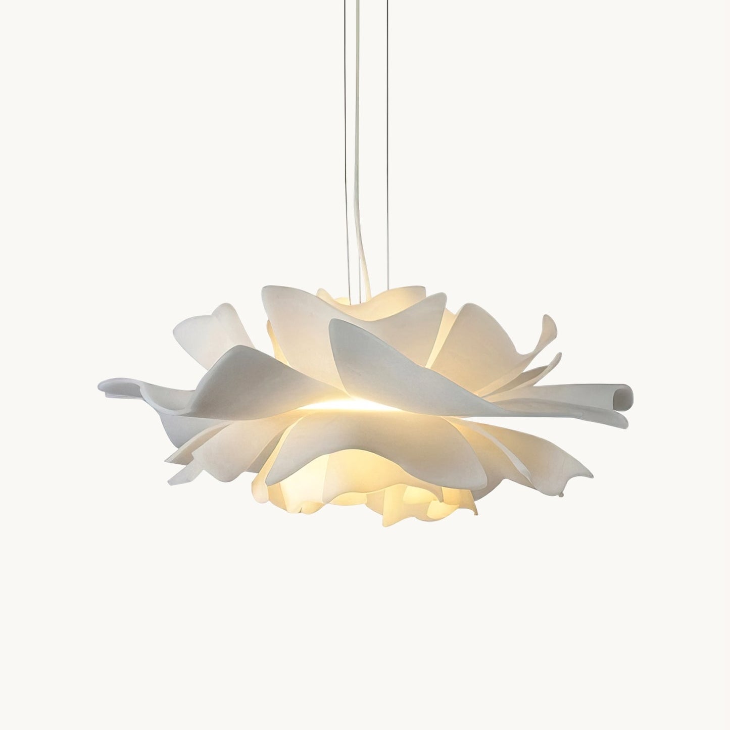 Lotus Hanglamp Wit Acryl Bloemblaadjes Nordic Design Modern Interieur Eettafel Woonkamer Scandinavisch Minimalistisch